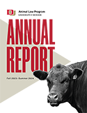 Animal Law Program Annual Report Cover Image