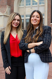 Alexandra Ong, 2L, and Alyssa Schwartz, 2L